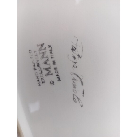 Italian Fruit Tray Made In Italy Colorful Hand Painted Ceramic Serving Tray - Picture 10 of 10